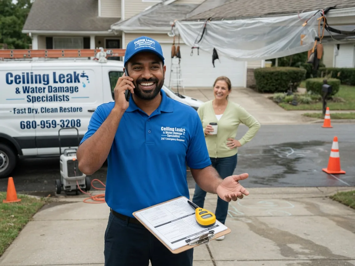Ceiling Leak Cleanup Cameron, OH FAQs